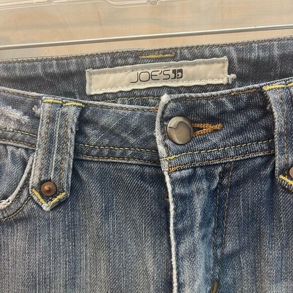 Joe’s jeans flare leg distressed denim jeans, size 28‎ - Picture 4 of 15